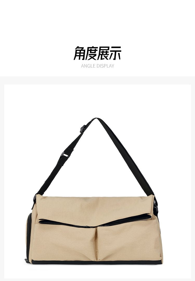 One-shoulder Bag One-size Tote Bag2025Summer nylon cloth women's bag with zipper