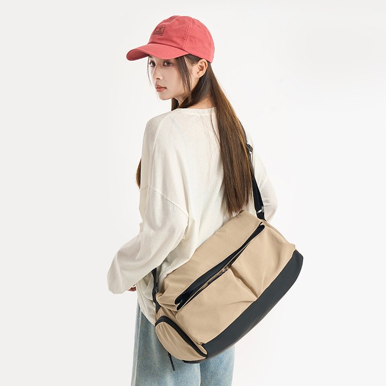 One-shoulder Bag One-size Tote Bag2025Summer nylon cloth women's bag with zipper