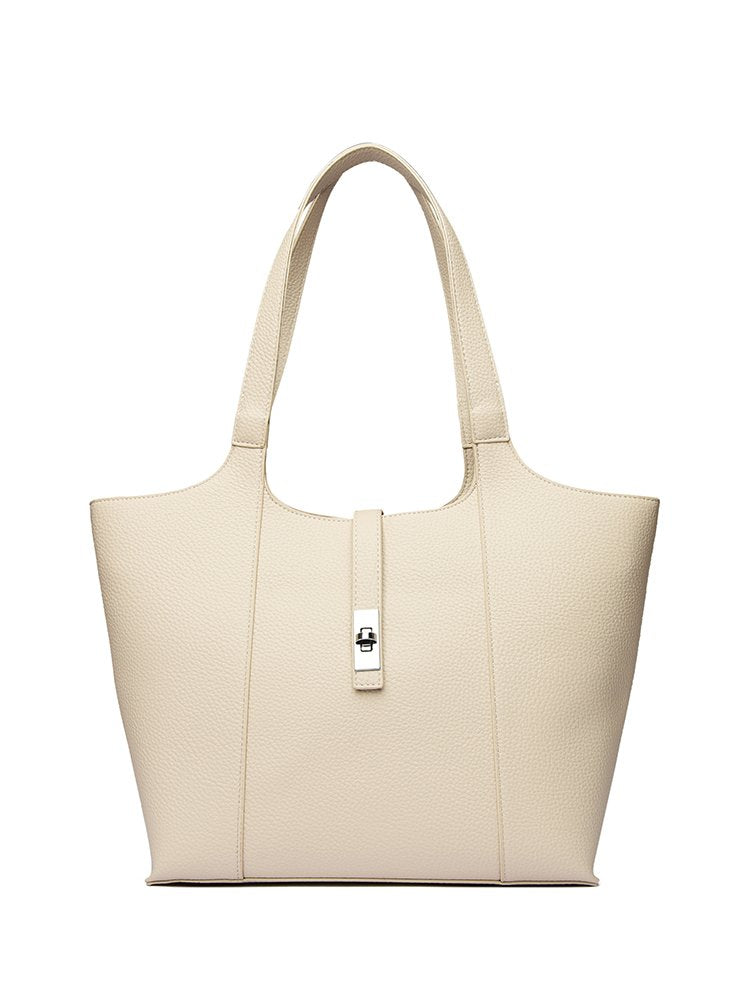 Shoulder Handbag2025Summer Stitched Tote Bag PU One Size Zipper Women's Bag