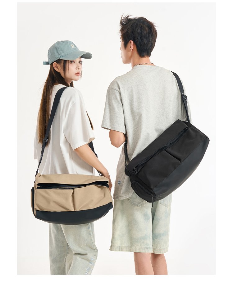 One-shoulder Bag One-size Tote Bag2025Summer nylon cloth women's bag with zipper