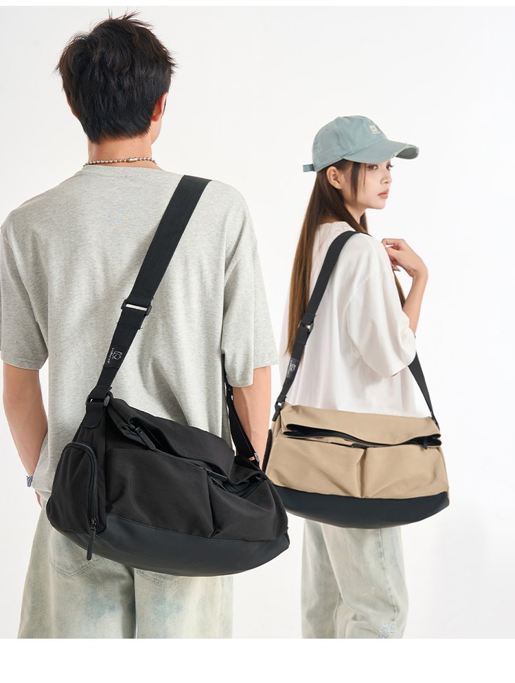 One-shoulder Bag One-size Tote Bag2025Summer nylon cloth women's bag with zipper