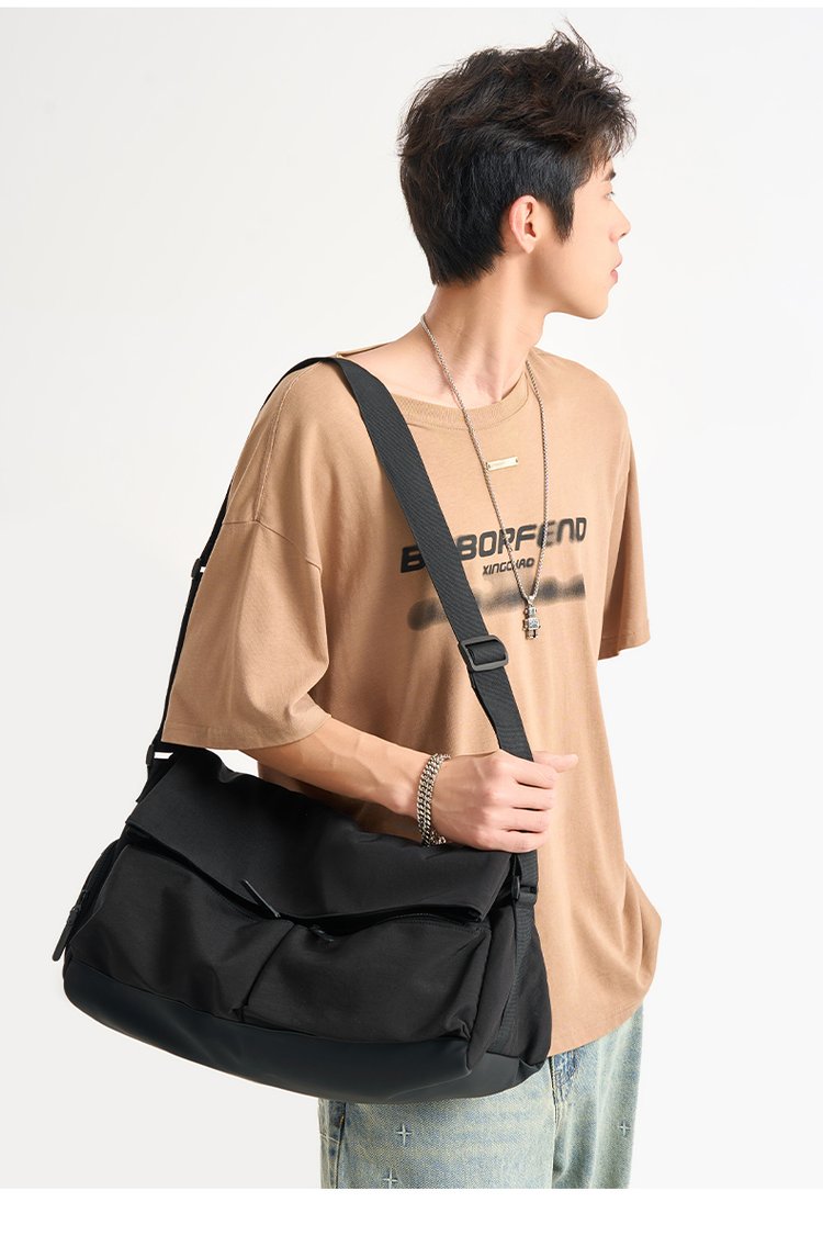 One-shoulder Bag One-size Tote Bag2025Summer nylon cloth women's bag with zipper