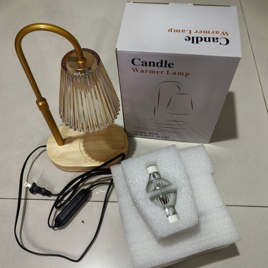 Aromatherapy Candlestick Lamp Wax Warmer Melting Electric Flameless Timer Bedroom Living Room Romantic Atmosphere Adjustable