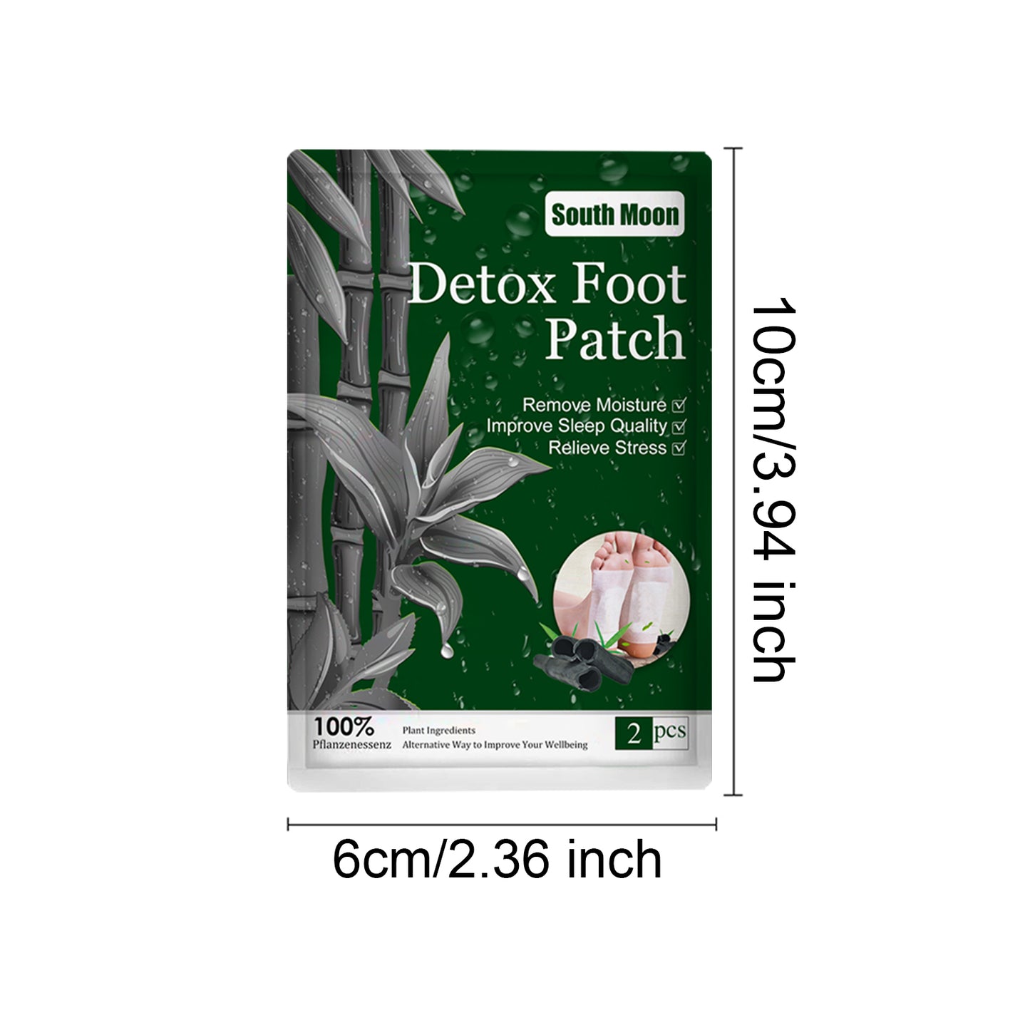 South Moon Natural Herbal Foot Patch(Bags) Foot Care Moisture Removal Cold Relief Relaxation Sleep Aid Foot Patch