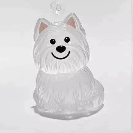 Pet Kitten Puppy Transparent Fur Storage Box Cute Animal Fur Ball Storage Pendant Decoration Commemorative Dustproof Box Gift