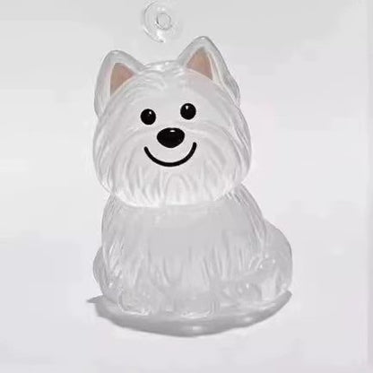 Pet Kitten Puppy Transparent Fur Storage Box Cute Animal Fur Ball Storage Pendant Decoration Commemorative Dustproof Box Gift