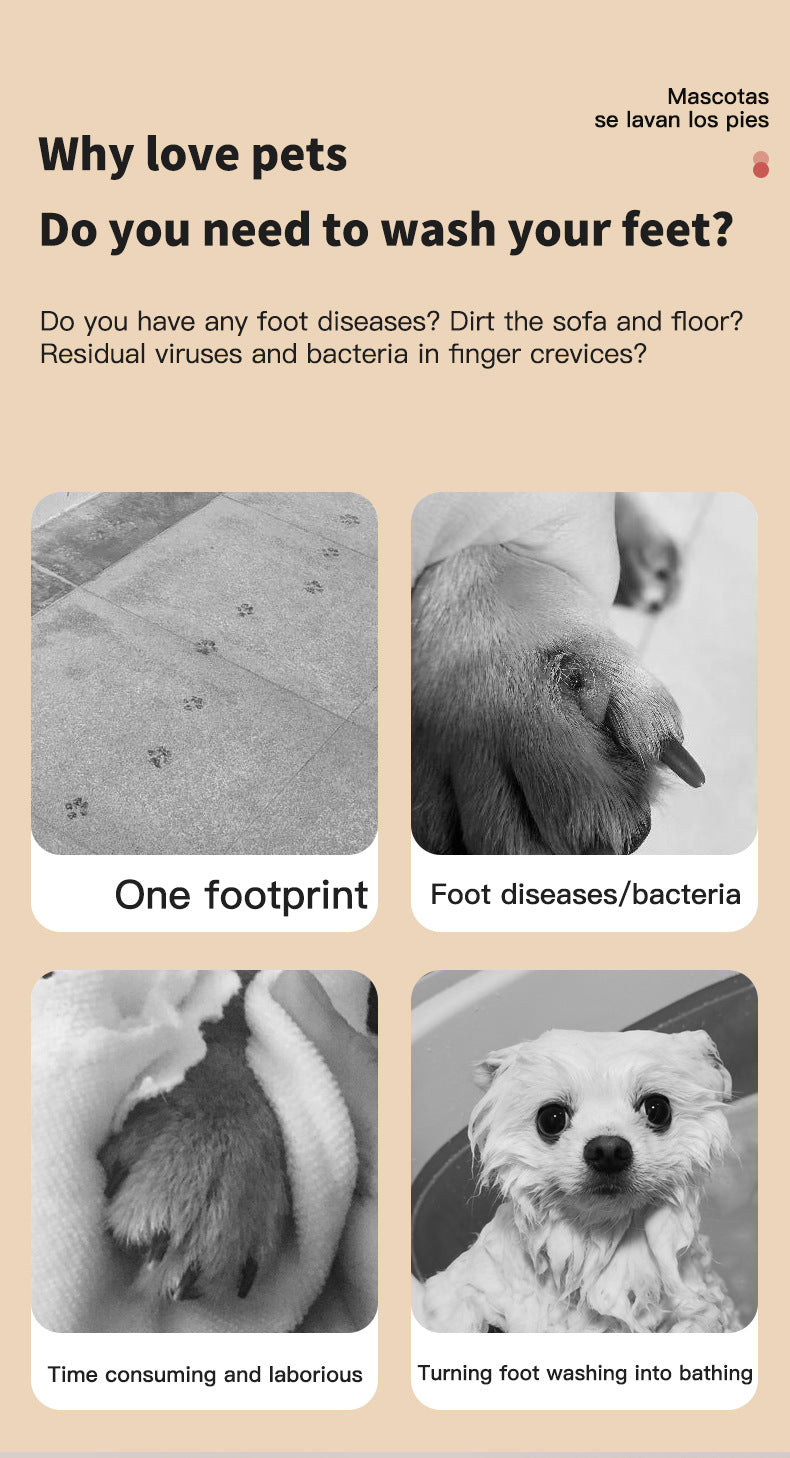 Dog Paw Cleaner for Dogs Dog Paw Washer Muddy Paw Cleaner Pet Foot Cleaner Dog Paw Protector Kit