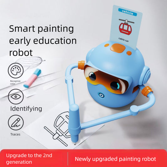 Smart Drawing Robot Multifunctional Educational Toy for Children Elementary School Students Toddlers Baby Learning Doodle Enlightenment