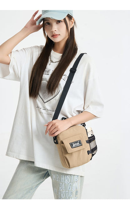 Zipper Shoulder Bag2025Summer one-size-fits-all nylon women's bag