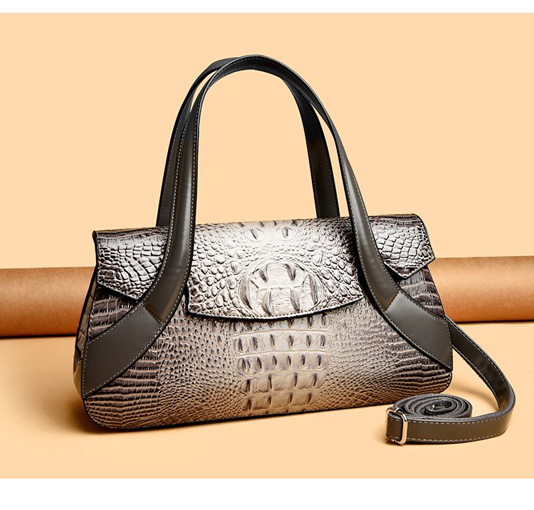 Shoulder Crossbody Handbag2025Summer Women's Bag Magnetic Buckle Zipper Three-in-One Bag Stitched PU Average Size