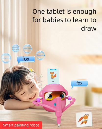 Smart Drawing Robot Multifunctional Educational Toy for Children Elementary School Students Toddlers Baby Learning Doodle Enlightenment