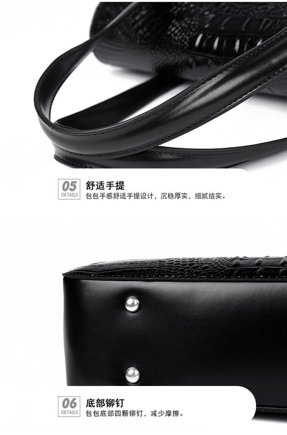 Shoulder Crossbody Handbag2025Summer Women's Bag Magnetic Buckle Zipper Three-in-One Bag Stitched PU Average Size