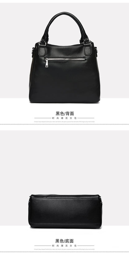 Women's bag three-way bag single shoulder crossbody handbag2025One-size-fits-all for summer PU Sewing Thread Zipper