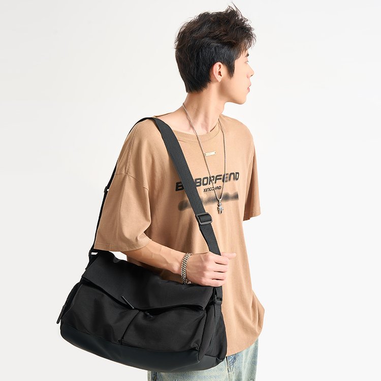 One-shoulder Bag One-size Tote Bag2025Summer nylon cloth women's bag with zipper