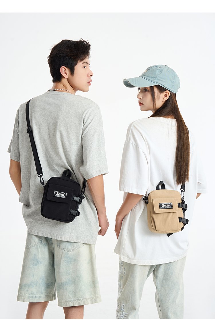 Zipper Shoulder Bag2025Summer one-size-fits-all nylon women's bag
