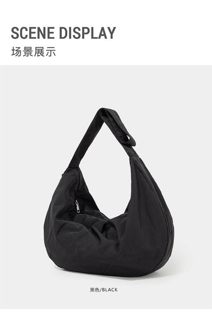 Zipper Oxford Medium Women's Bag2025Autumn Crossbody Bag