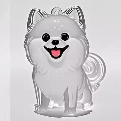 Pet Kitten Puppy Transparent Fur Storage Box Cute Animal Fur Ball Storage Pendant Decoration Commemorative Dustproof Box Gift