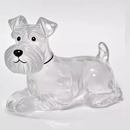 Pet Kitten Puppy Transparent Fur Storage Box Cute Animal Fur Ball Storage Pendant Decoration Commemorative Dustproof Box Gift