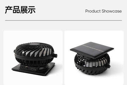 Cross-Border Solar Fan Hat for Men Summer Outdoor Hiking Sunshade Sun Protection Hat with Fan Fishing Fisherman Hat