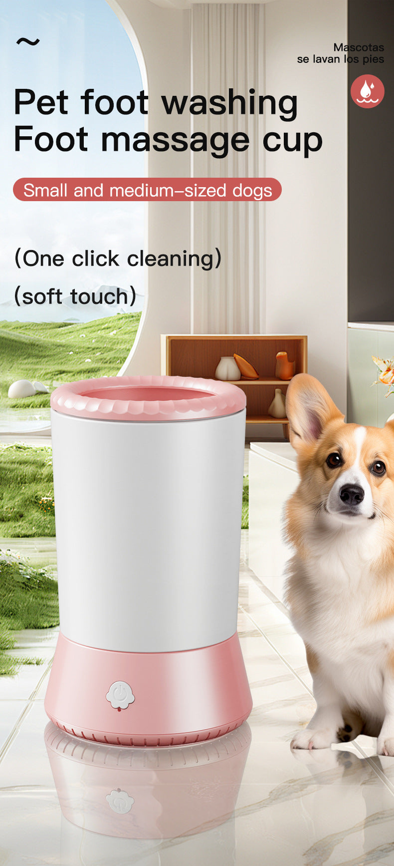 Dog Paw Cleaner for Dogs Dog Paw Washer Muddy Paw Cleaner Pet Foot Cleaner Dog Paw Protector Kit