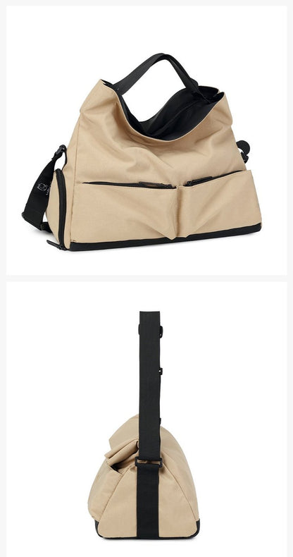 One-shoulder Bag One-size Tote Bag2025Summer nylon cloth women's bag with zipper