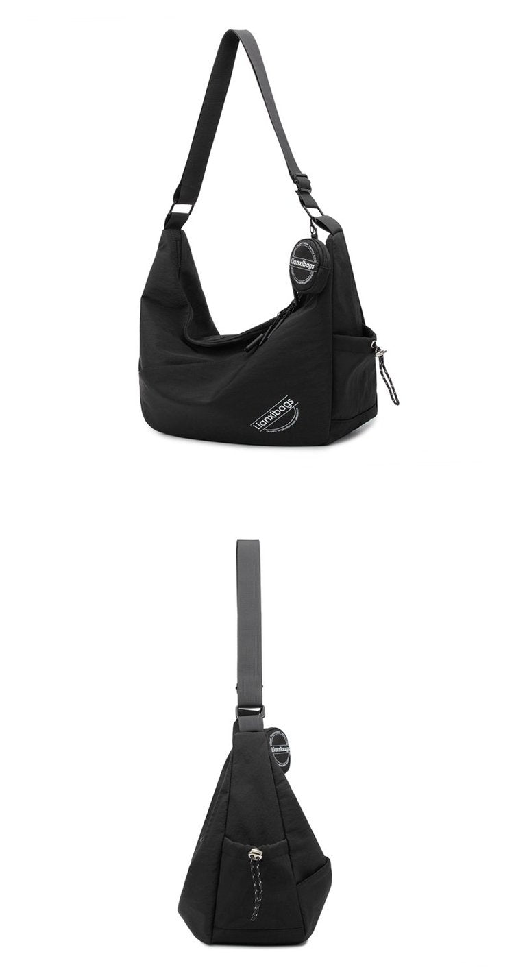 Single Shoulder Crossbody Bag for Women Nylon Zipper2025One-size-fits-all for summer