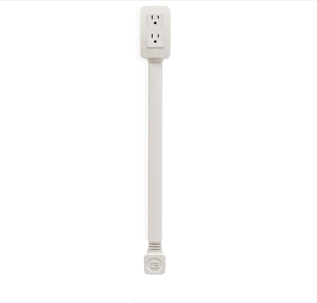 Power socket expander 2 sockets 180 °   rotation stretchable Electrical Outlet Extender Power socket sofa bedside table expander