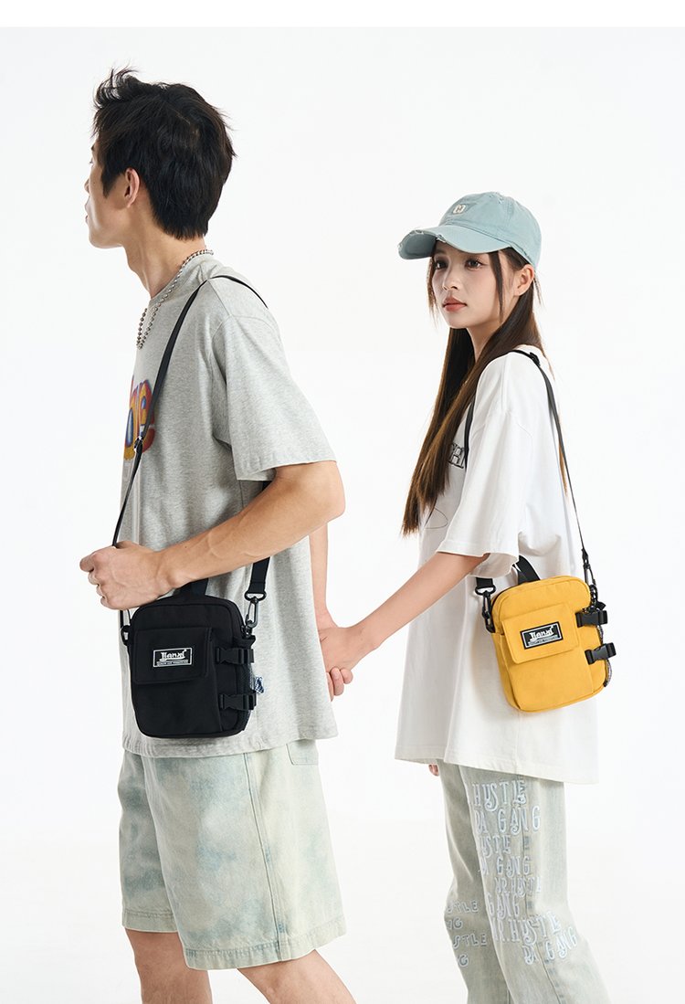 Zipper Shoulder Bag2025Summer one-size-fits-all nylon women's bag