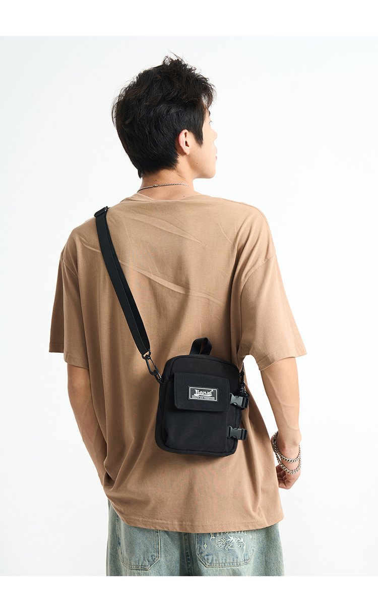 Zipper Shoulder Bag2025Summer one-size-fits-all nylon women's bag