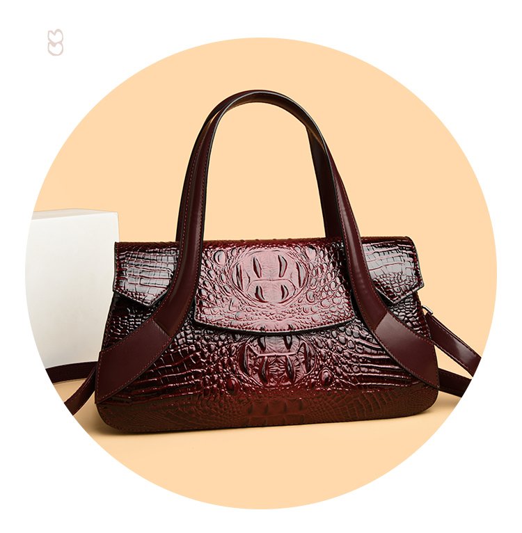 Shoulder Crossbody Handbag2025Summer Women's Bag Magnetic Buckle Zipper Three-in-One Bag Stitched PU Average Size