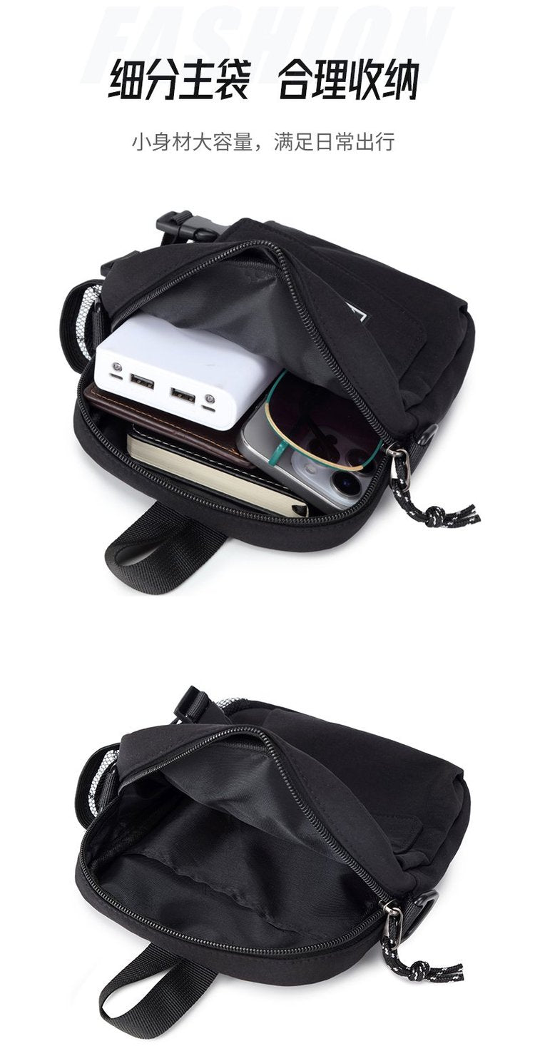 Zipper Shoulder Bag2025Summer one-size-fits-all nylon women's bag