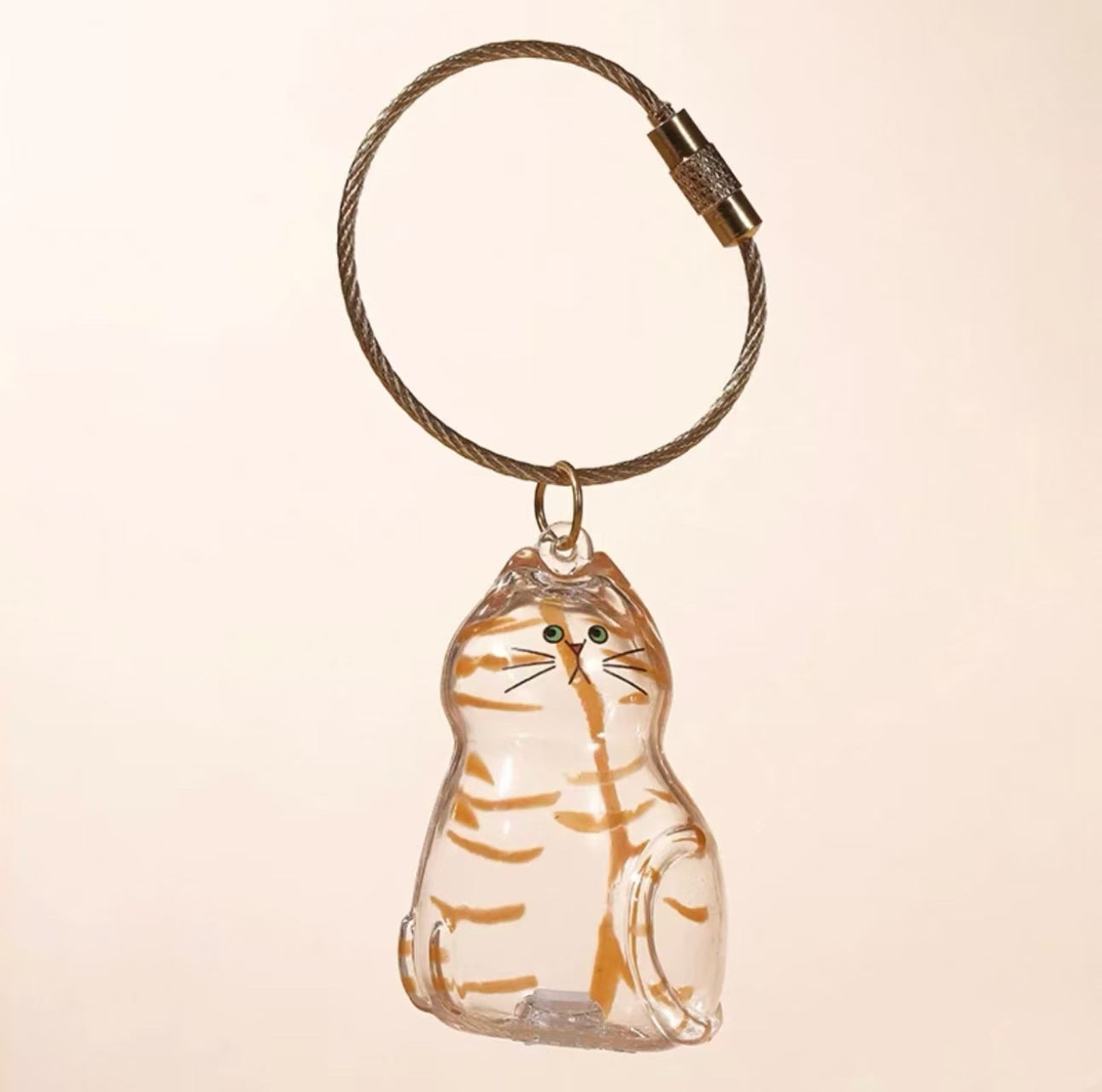 Pet Kitten Puppy Transparent Fur Storage Box Cute Animal Fur Ball Storage Pendant Decoration Commemorative Dustproof Box Gift
