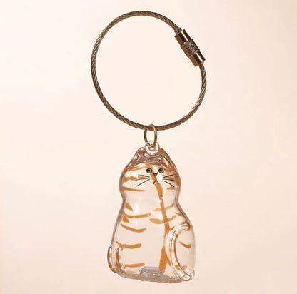Pet Kitten Puppy Transparent Fur Storage Box Cute Animal Fur Ball Storage Pendant Decoration Commemorative Dustproof Box Gift