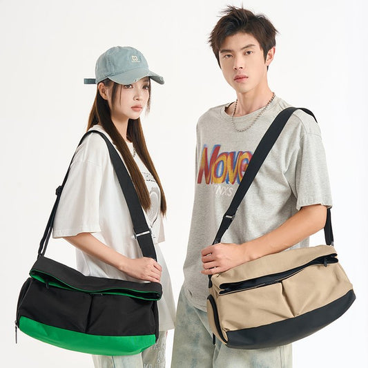 One-shoulder Bag One-size Tote Bag2025Summer nylon cloth women's bag with zipper