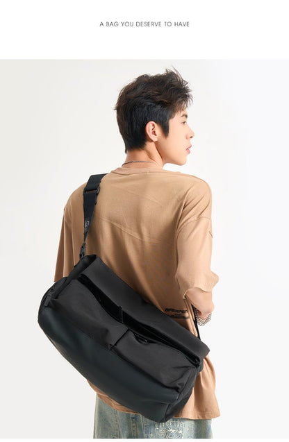 One-shoulder Bag One-size Tote Bag2025Summer nylon cloth women's bag with zipper