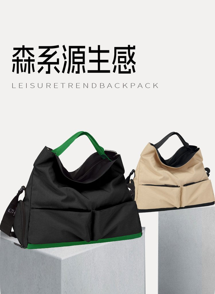 One-shoulder Bag One-size Tote Bag2025Summer nylon cloth women's bag with zipper